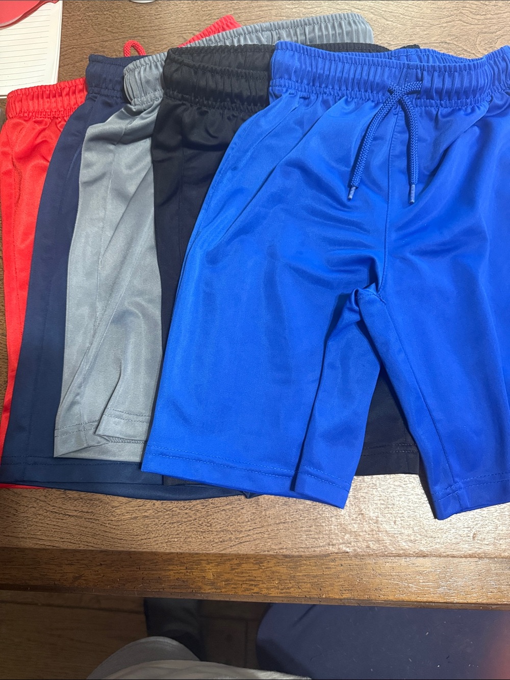 5 pair Kids Performance Drawstring Shorts - Blue The Children's Place